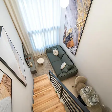 شقة Nest Loft-2 Min From Toptani -fast Wifi